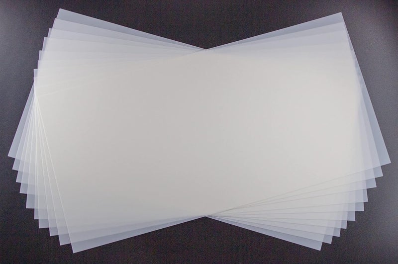 neglex 7mil Blank Mylar Sheets for Stencil,10PCS 12X24 inch Milky Translucent PET Blank Stencils Sheets, Template Material for Cutting Machines, Laser Cutting, Food-Safe Craft Plastic - Image 1